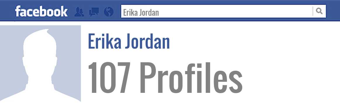 Erika Jordan facebook profiles