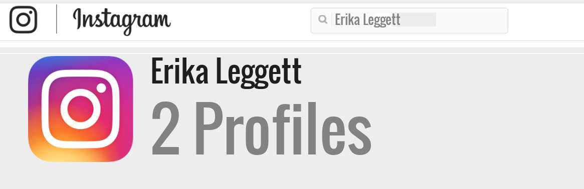 Erika Leggett instagram account