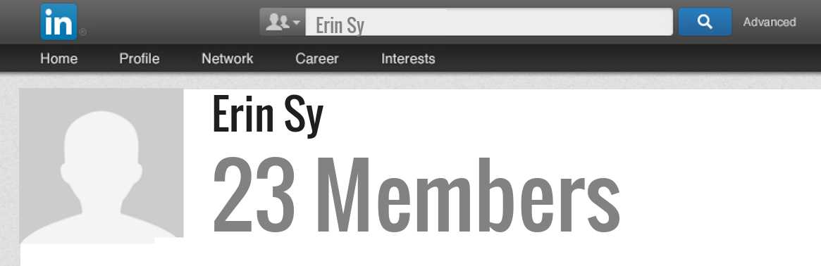 Erin Sy linkedin profile