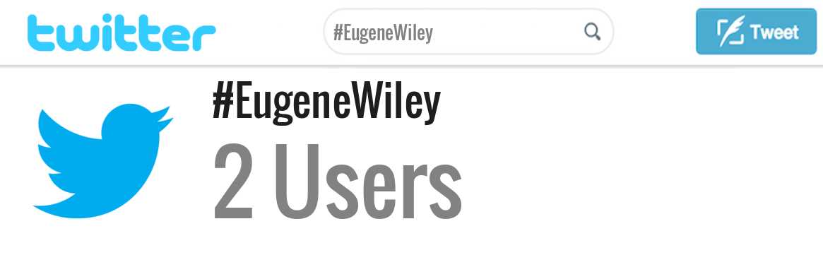 Eugene Wiley twitter account