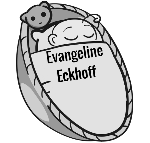 Evangeline Eckhoff sleeping baby