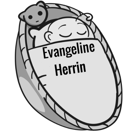 Evangeline Herrin sleeping baby