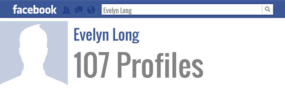 Evelyn Long facebook profiles