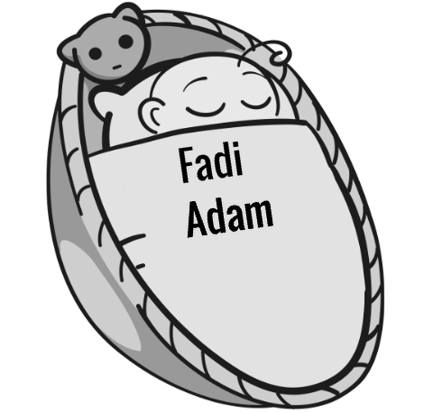 Fadi Adam sleeping baby