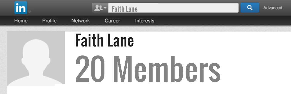 Faith Lane linkedin profile