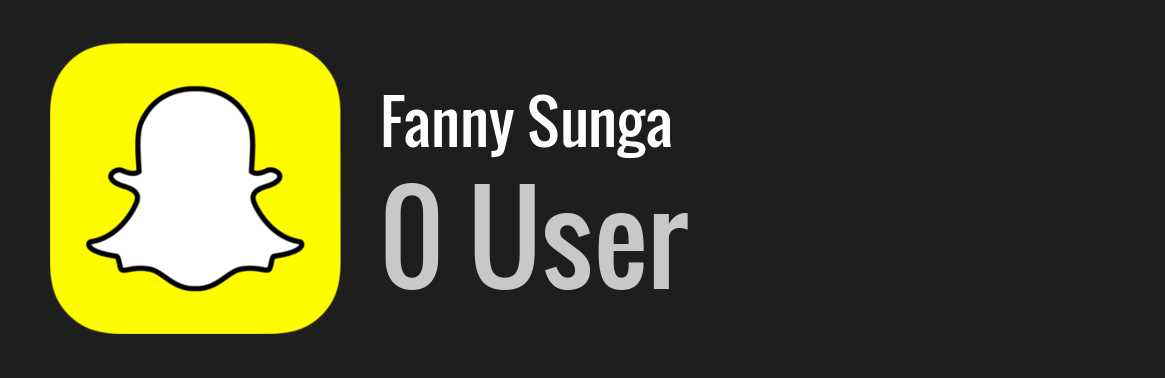 Fanny Sunga snapchat