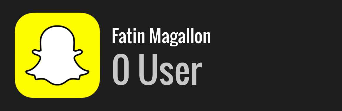 Fatin Magallon snapchat
