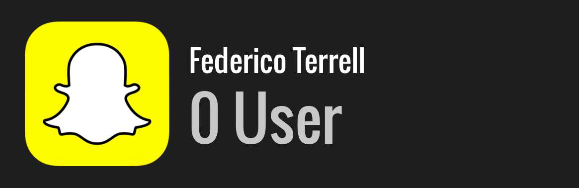 Federico Terrell snapchat