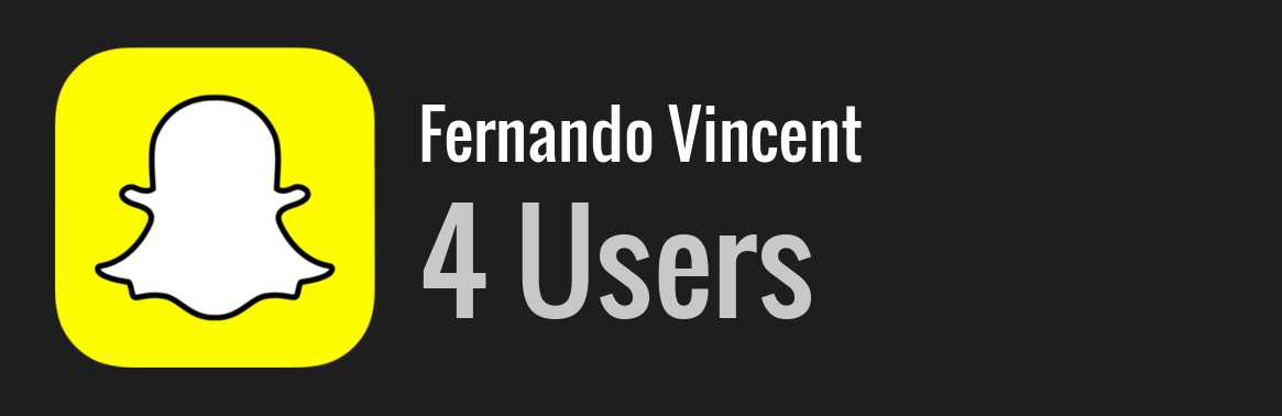 Fernando Vincent snapchat