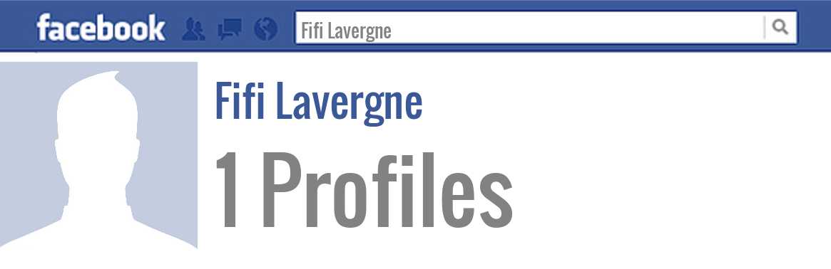 Fifi Lavergne facebook profiles