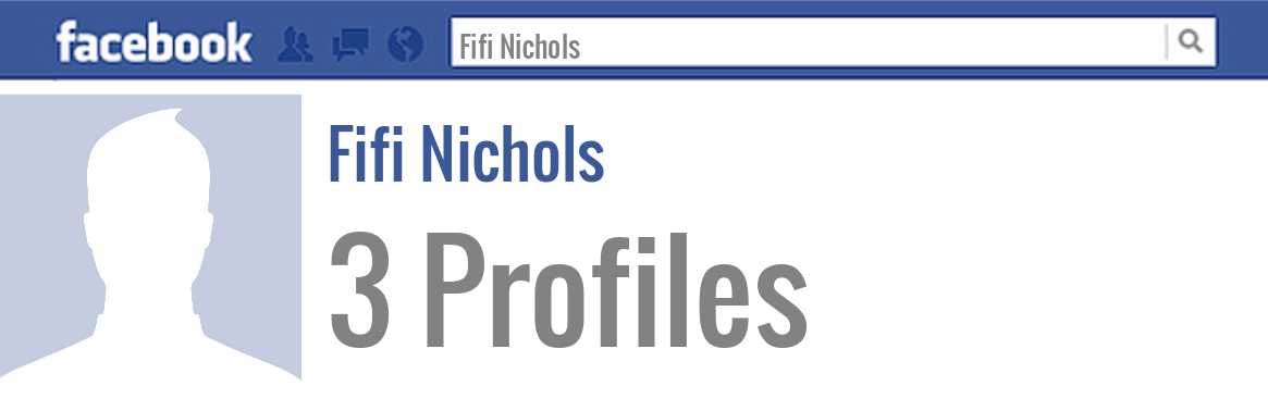 Fifi Nichols facebook profiles