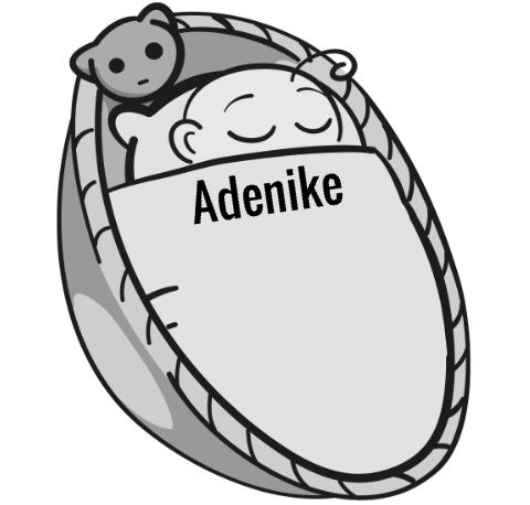 Adenike sleeping baby