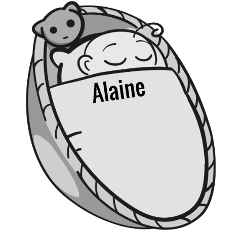 Alaine sleeping baby