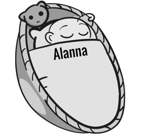 Alanna sleeping baby