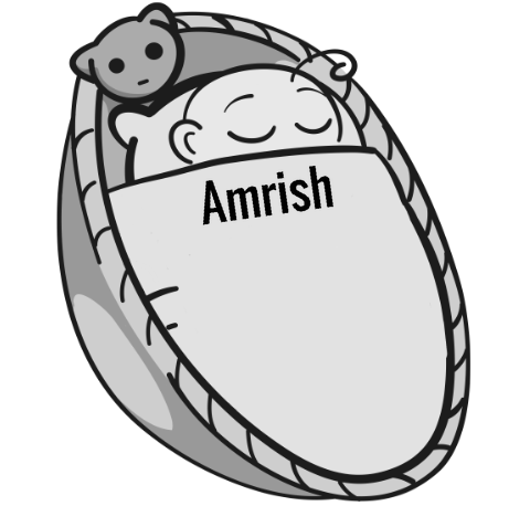 Amrish sleeping baby