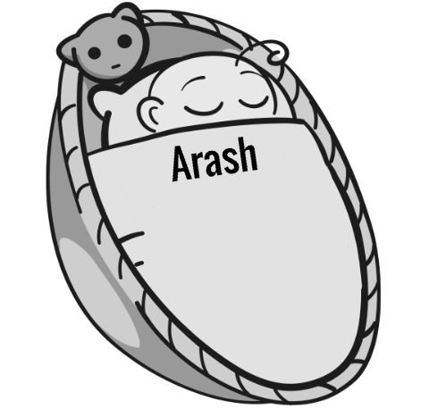 Arash sleeping baby