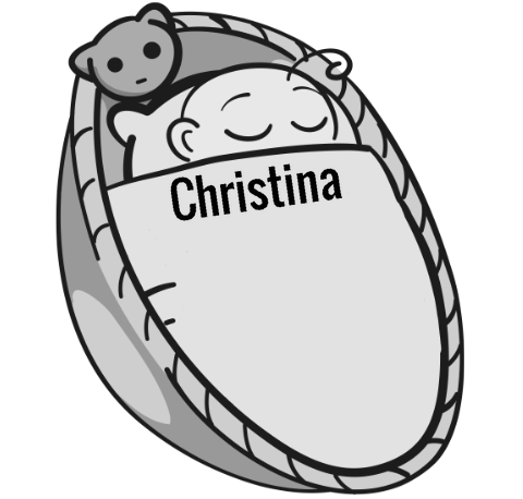 Christina sleeping baby