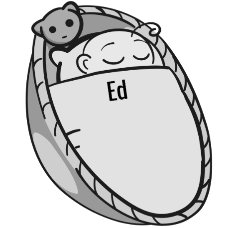 Ed sleeping baby