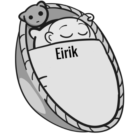 Eirik sleeping baby