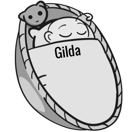 Gilda sleeping baby