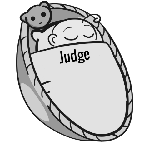 Judge sleeping baby