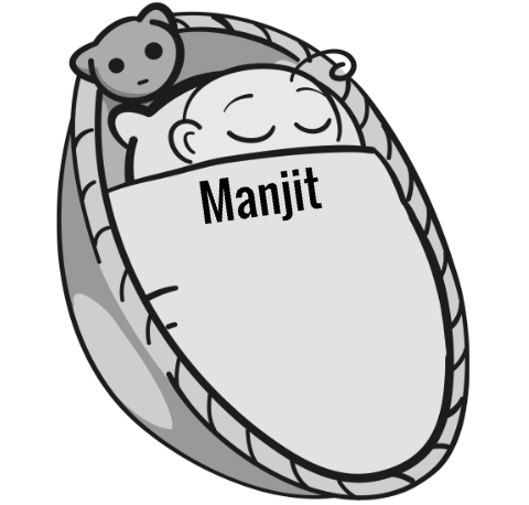 Manjit sleeping baby