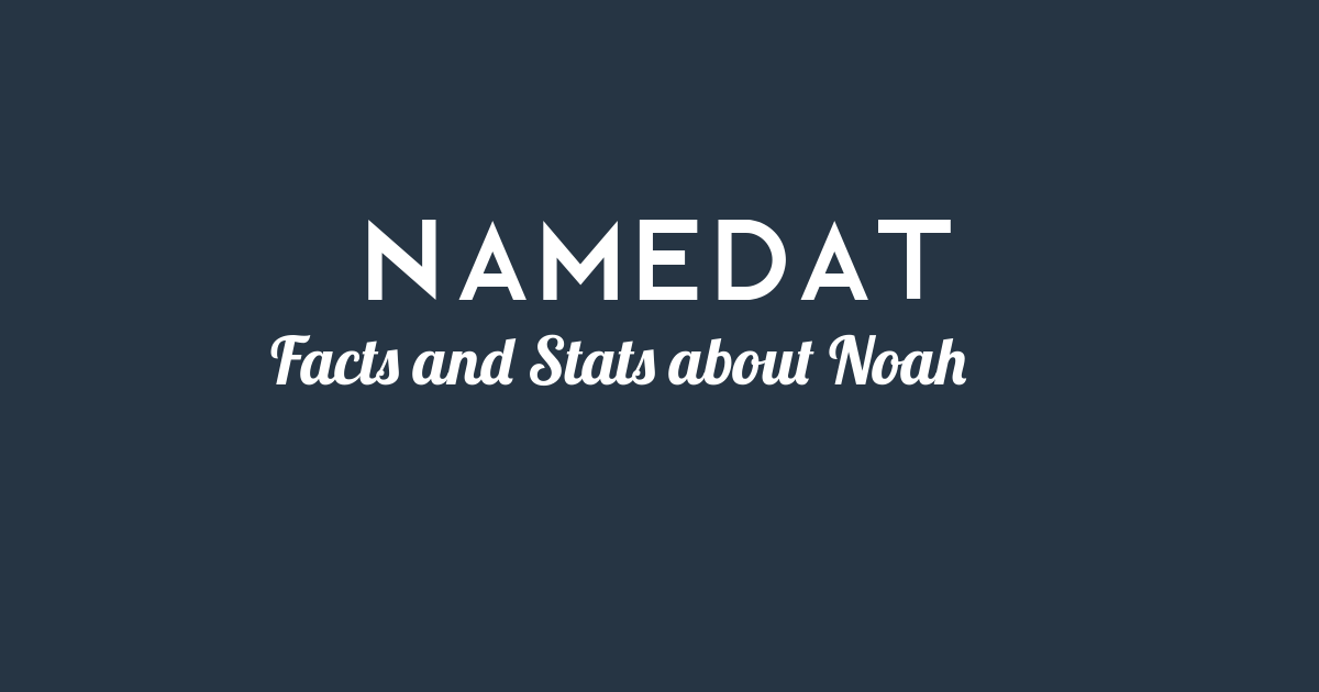 Noah (first name): Background Data, Facts, Net Worth and more!