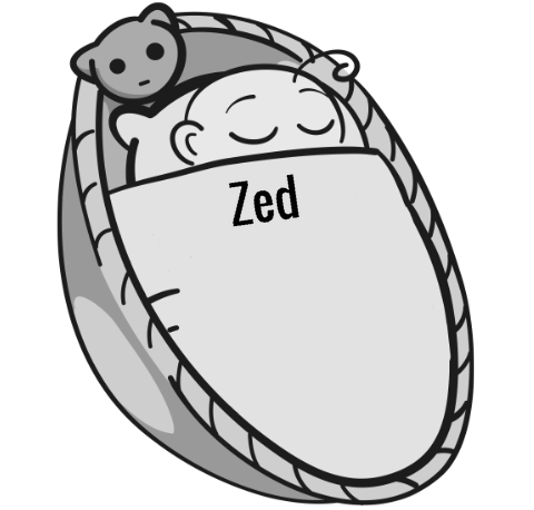 Zed sleeping baby