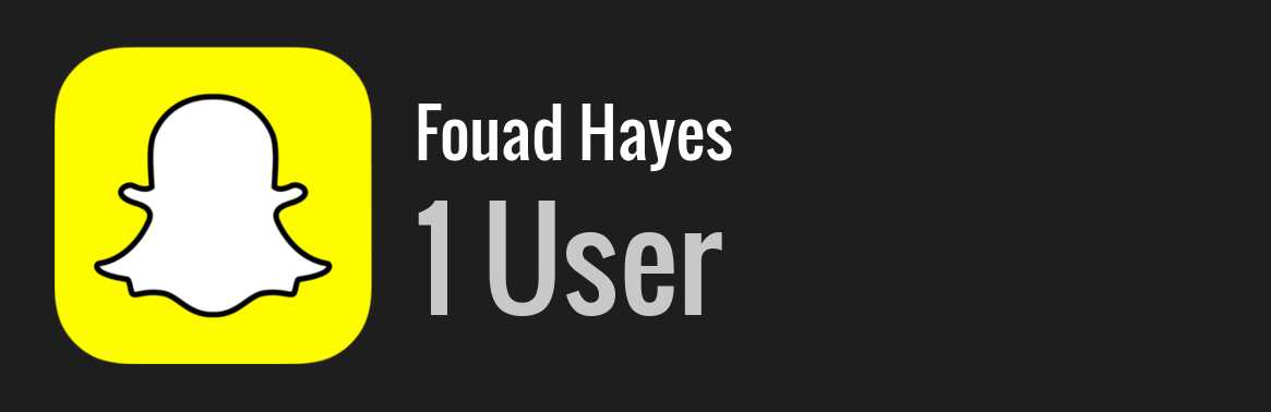 Fouad Hayes snapchat