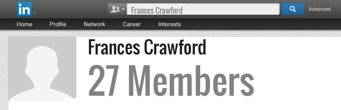 Frances Crawford linkedin profile