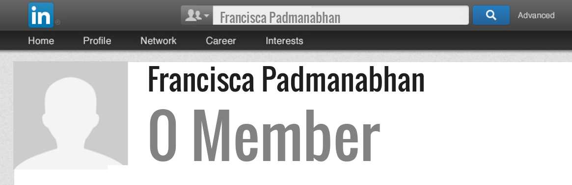 Francisca Padmanabhan linkedin profile