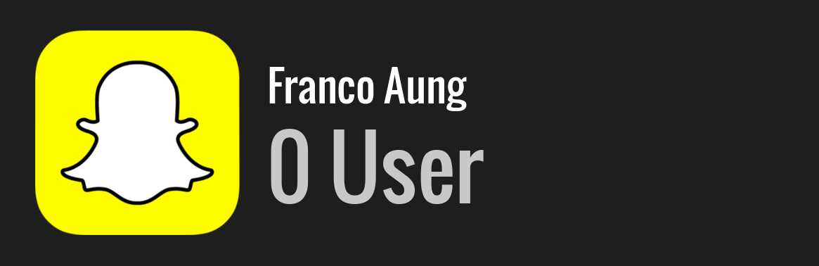 Franco Aung snapchat