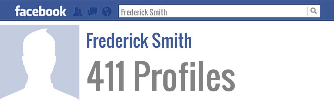 Frederick Smith facebook profiles