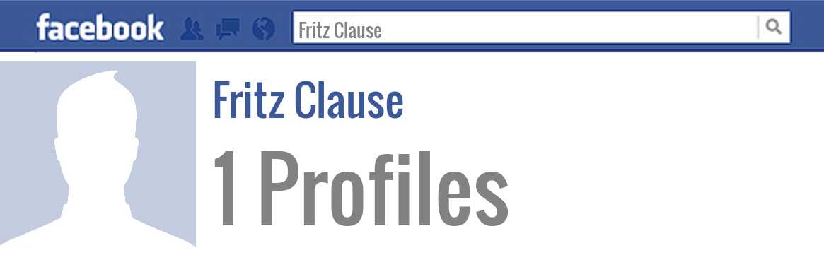Fritz Clause facebook profiles