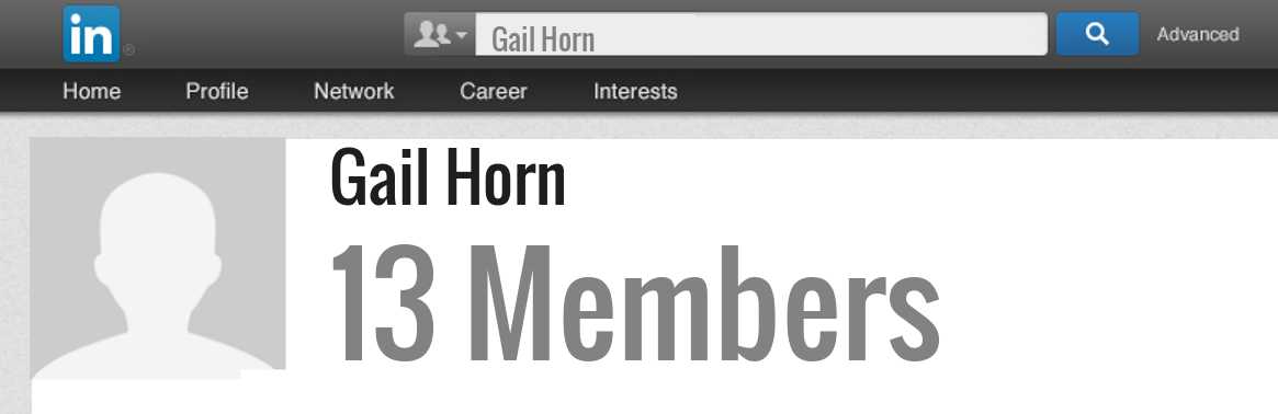 Gail Horn linkedin profile