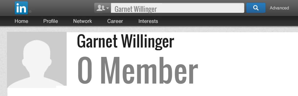 Garnet Willinger linkedin profile