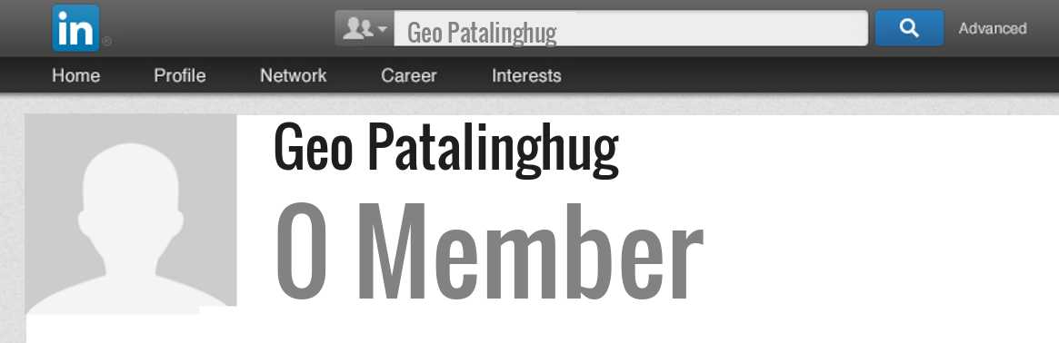 Geo Patalinghug linkedin profile
