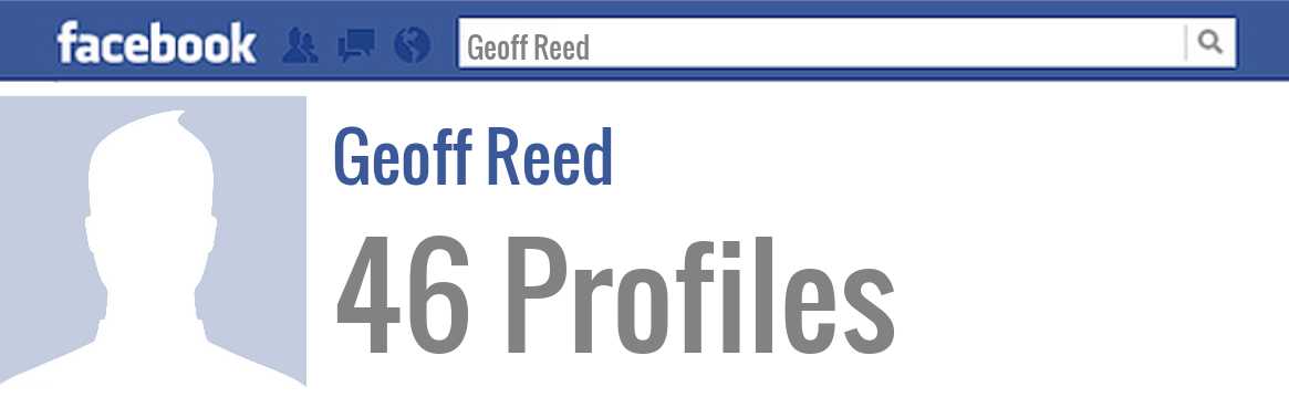 Geoff Reed facebook profiles