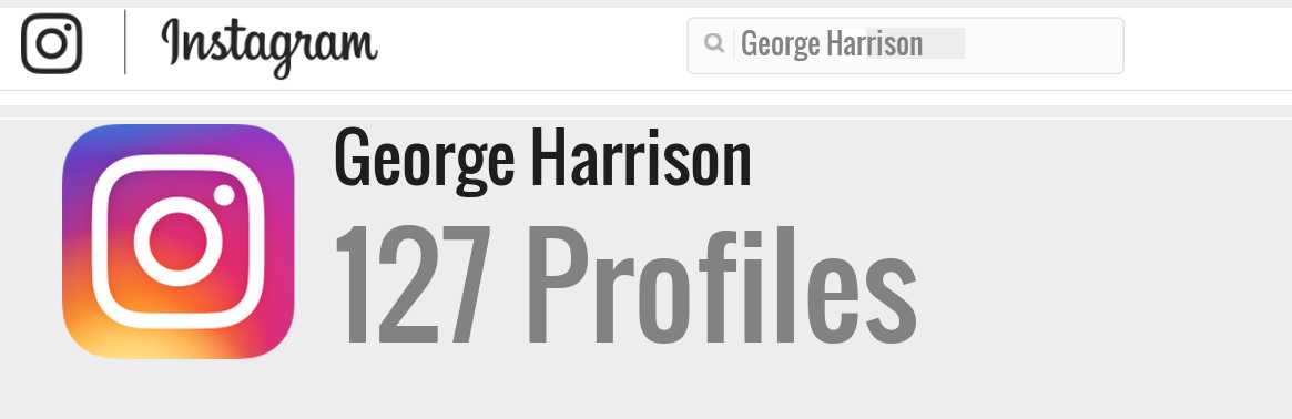 George Harrison instagram account