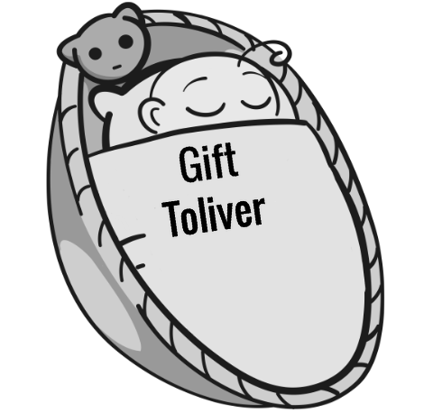 Gift Toliver sleeping baby