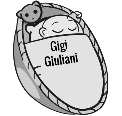 Gigi Giuliani sleeping baby