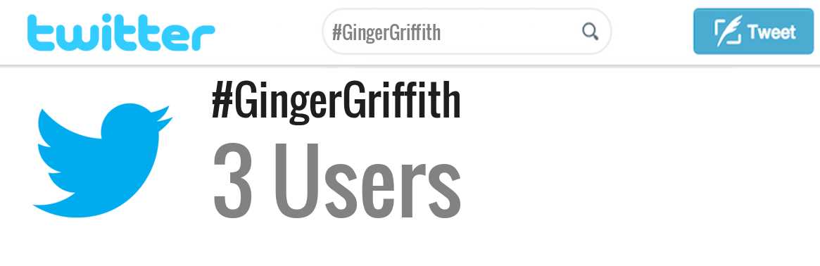 Ginger Griffith twitter account