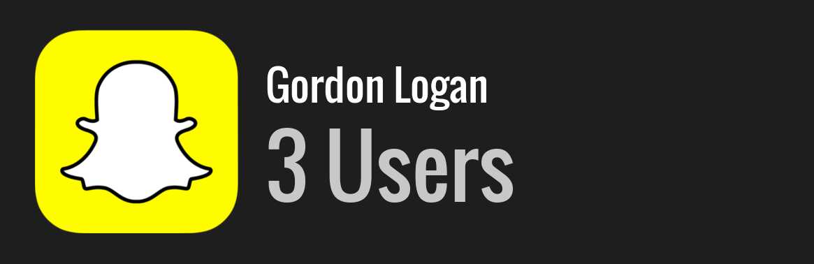 Gordon Logan snapchat