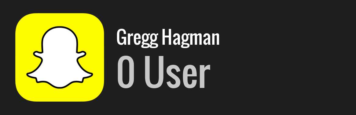 Gregg Hagman snapchat