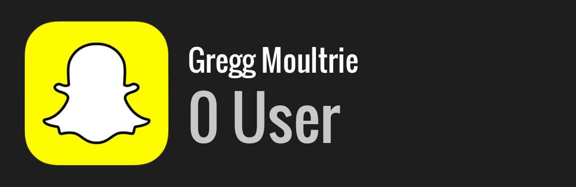 Gregg Moultrie snapchat