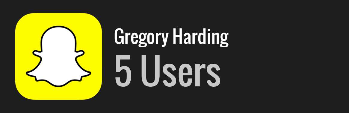 Gregory Harding snapchat