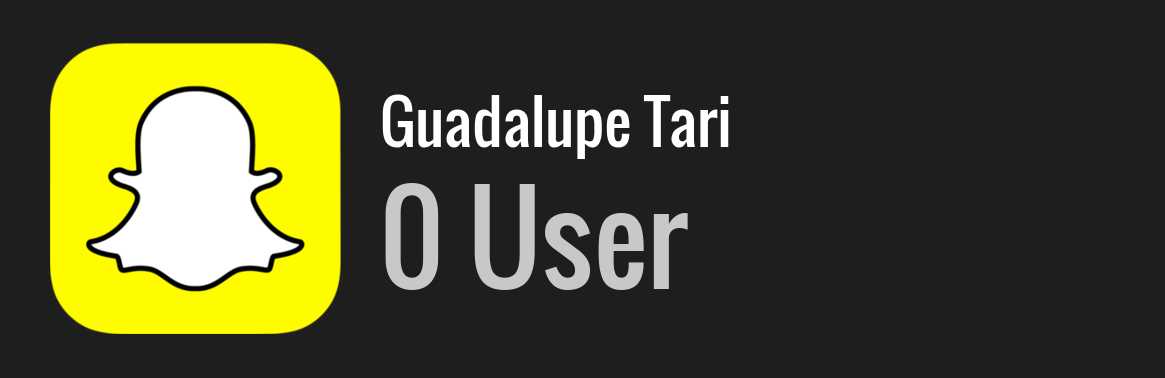 Guadalupe Tari snapchat