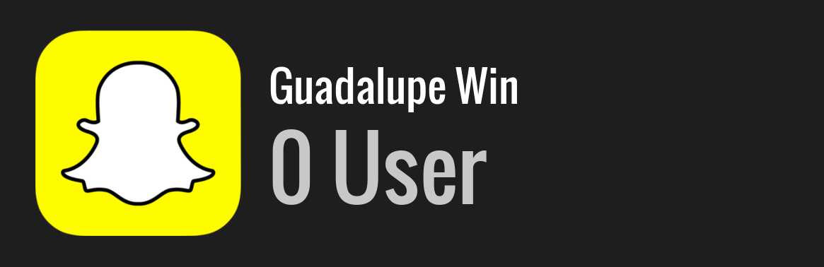 Guadalupe Win snapchat