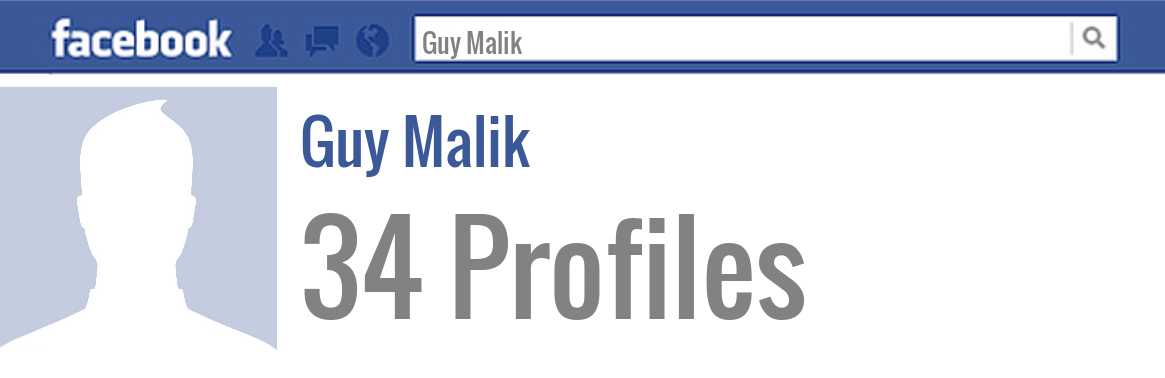 Guy Malik facebook profiles