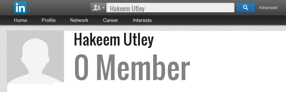 Hakeem Utley linkedin profile